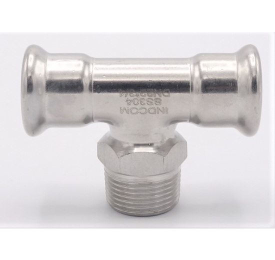 T-kus, lisovací F/M(závit vnější)/F 22_3/4"_22