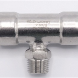 T-kus, lisovací F/M(závit vnější)/F 28_1/2"_28