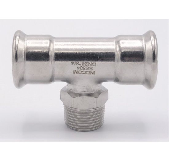 T-kus, lisovací F/M(závit vnější)/F 28_3/4"_28