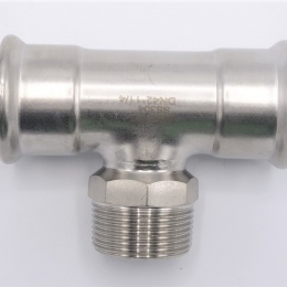 T-kus, lisovací F/M(závit vnější)/F 42_1 1/4"_42