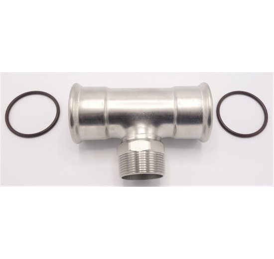 T-kus, lisovací F/M(závit vnější)/F 54_1 1/2"_54