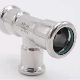 T-kus, lisovací,redukovaný, F/F/F 18_15_18, nerez