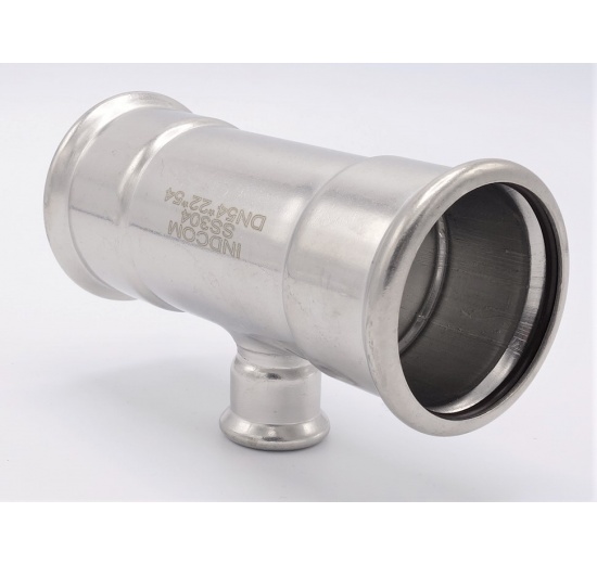 T-kus, lisovací,redukovaný, F/F/F 54_22_54, nerez