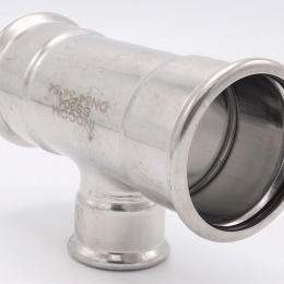 T-kus, lisovací,redukovaný, F/F/F  54_35_54, nerez