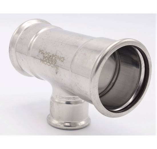 T-kus, lisovací,redukovaný, F/F/F  54_35_54, nerez