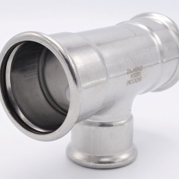 T-kus, lisovací,redukovaný, F/F/F 54_42_54, nerezová ocel