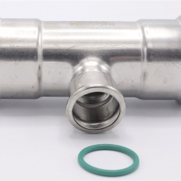 T-kus, lisovací,redukovaný, nerezový F/F/F 54_28_54