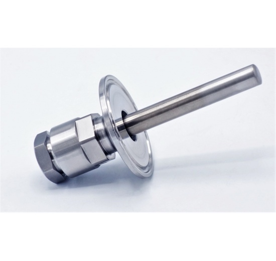 teploměrová jímka 100 mm (1/2") s clampovým připojením (límeček 50.5)