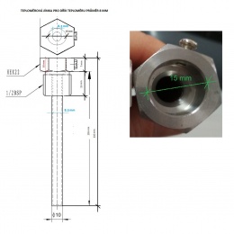 Teploměrová jímka 100 mm (1/2")
