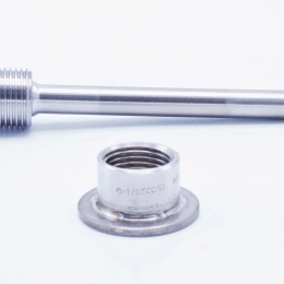 teploměrová jímka a převlečná matice