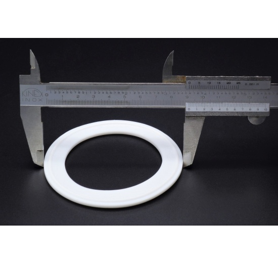 těsnění PTFE (teflon - polytetrafluorethylen) DN 65 pro clampový talířek 91 mm