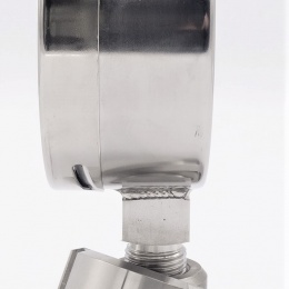 Tlakoměr s oddělovací membránou, potravinářské šroubení DIN 11851, číselník 100 mm,matice DN40| 0-4 bar