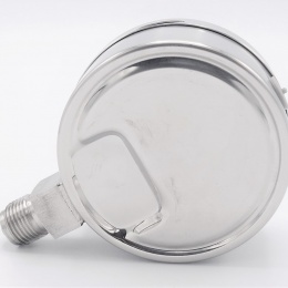 Tlakoměry se spodním (radiálním) připojením, číselník 100 mm, 0 - 6 bar (1/2")