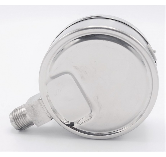 Tlakoměry se spodním (radiálním) připojením, číselník 100 mm, 0 - 6 bar (1/2")