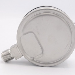 Tlakoměry se spodním (radiálním) připojením, číselník 100mm, rozsah -1/ 1.5 bar, závit1/2"