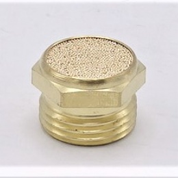 Tlumič hluku 3/8” bronz