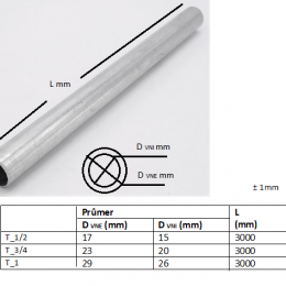 Trubka pro instalaci kabelových rozvodů 1”