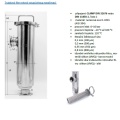 Trubkový filtr rohový CLAMP připojení DN50 (clamp límeček 64 mm) Potrubní armatury a díly Humpolec