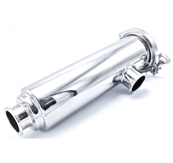 Trubkový filtr rohový CLAMP připojení DN50 (clamp límeček 64 mm)