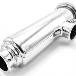 Trubkový filtr rohový CLAMP připojení DN65 (clamp límeček 91 mm)