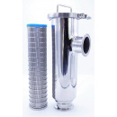 náhled produktu Trubkový filtr rohový, typ C-C, DN65 filtrační štěrbinové síto 0,3 mm