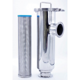 náhled produktu Trubkový filtr rohový | typ C-C, DN65 (K91), vnitřní perforovaný plech 0,9 mm