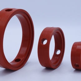 ukázka vnitřního těsnění pro přímé klapky (motýlkové ventily)