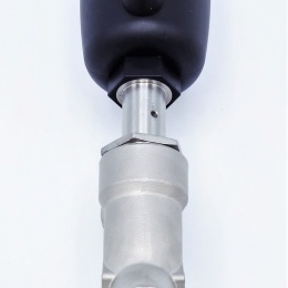 ventil se šikmým sedlem 45° připojení clamp těsnění o-kroužek