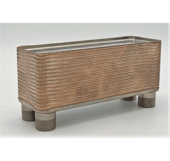 Výměníky tepla mědí pájené-protiproudý chladič mladiny