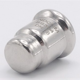 Záslepka (víčko), lisovací, F 18 mm, nerezová ocel