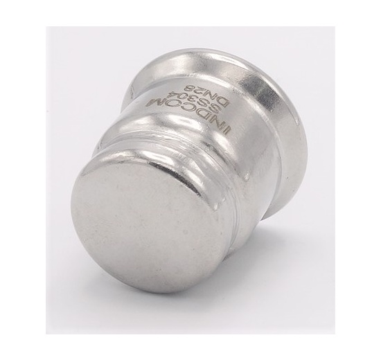 Záslepka (víčko), lisovací, F 28 mm, nerezová ocel