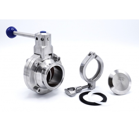 Zaslepovací víčko pro CLAMP spoj  Spojení CLAMP DIN 32676 Potrubní armatury a díly Indcom, Humpolec