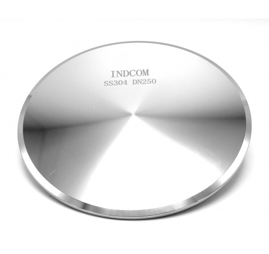 Zaslepovací víčko pro CLAMP spoj  Spojení CLAMP DIN 32676 Potrubní armatury a díly Indcom, Humpolec